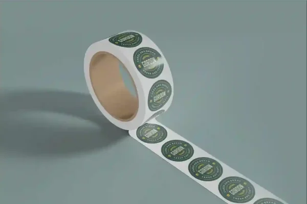 Pegatinas adhesivas en bobina