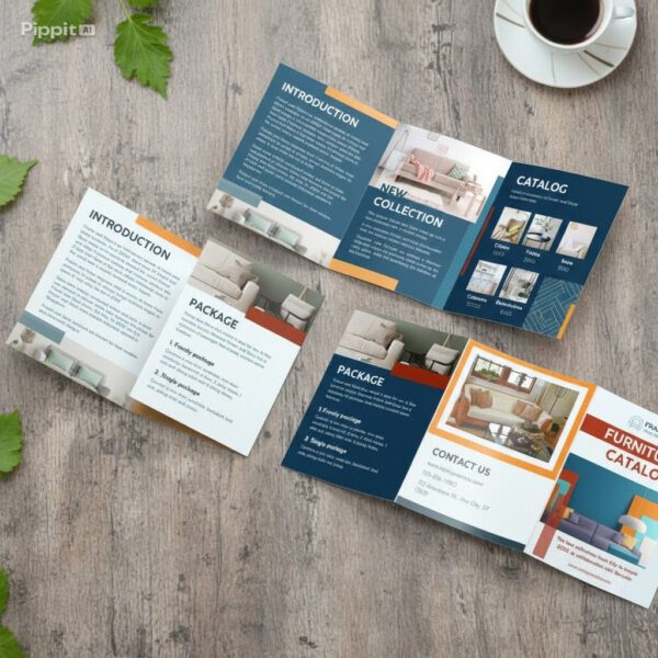 Cartas menú tríptico 2 pliegos