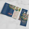 Cartas menú tríptico 2 pliegos